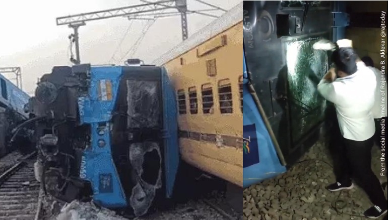 rail accident video