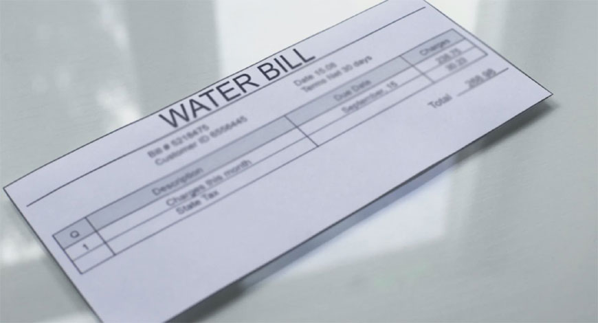 water bill