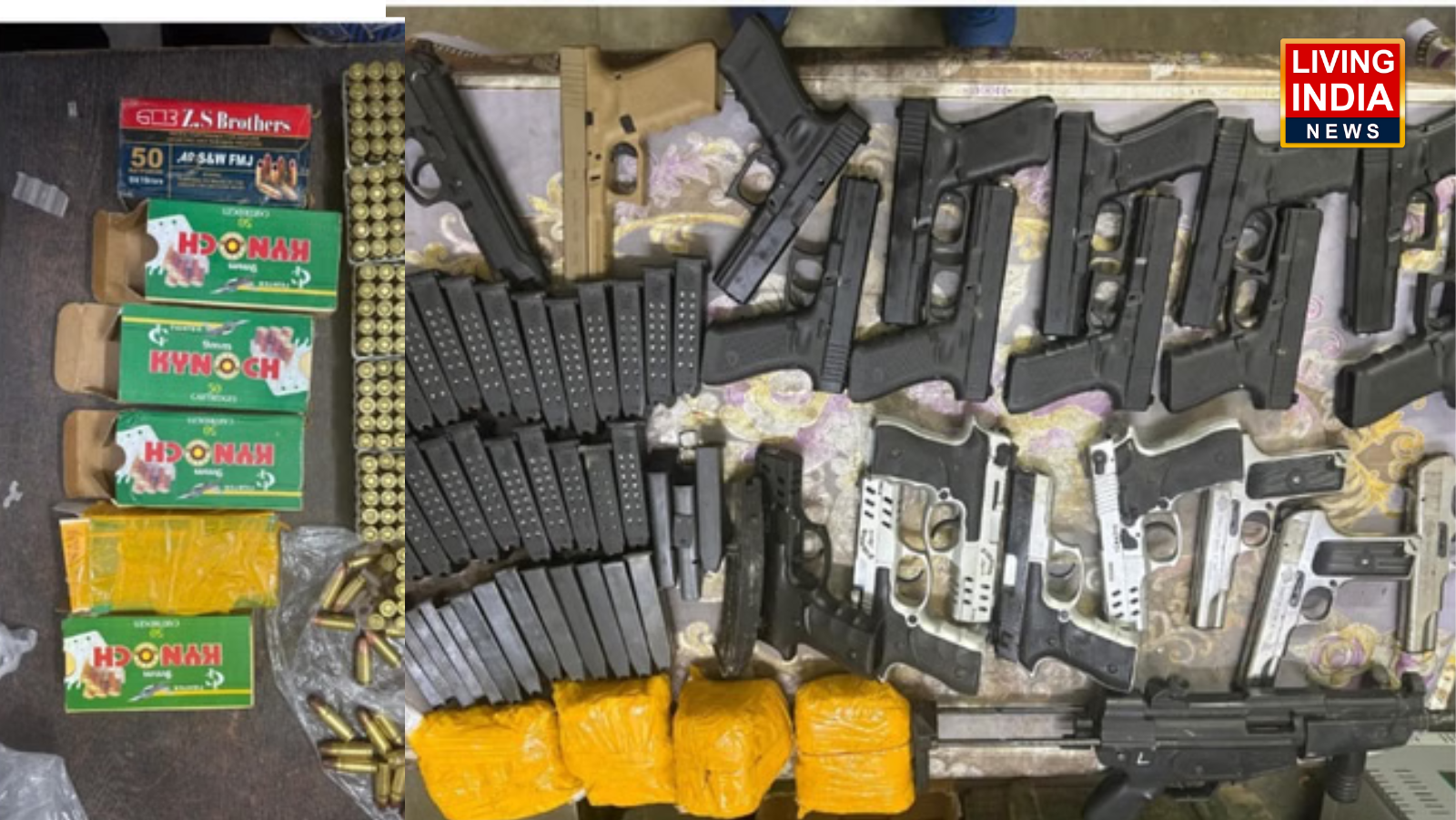 BSF Seized Weapons- Drugs From Pakistan: फाजिल्का में अंतरराष्ट्रीय सीमा पर स्थित बीएसएफ ने पाकिस्तान से भेजी हथियारों और नशे की बड़ी खेप पकड़ी, भारी मात्रा में हेरोइन पिस्टल मैगजीन बरामद