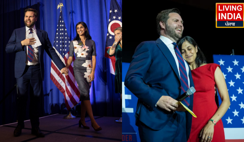 US Vice President JD Vance Usha Vance