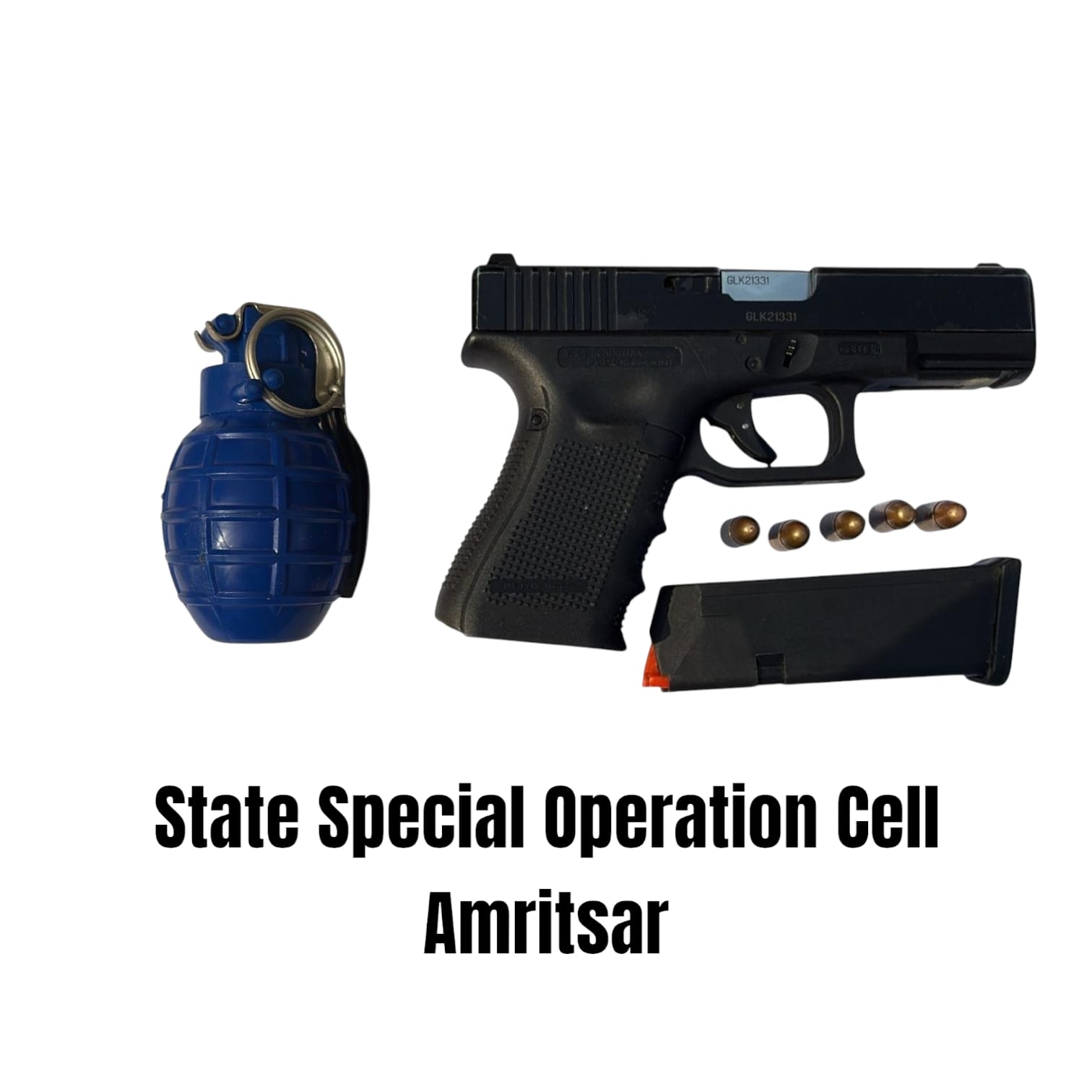 Amritsar BKI Operative: अमृतसर से बीकेआई ऑपरेटिव हैंड ग्रेनेड और ग्लॉक पिस्तौल सहित काबू, सुरक्षा संस्थान पर होने वाले हमले को टाला- डीजीपी
