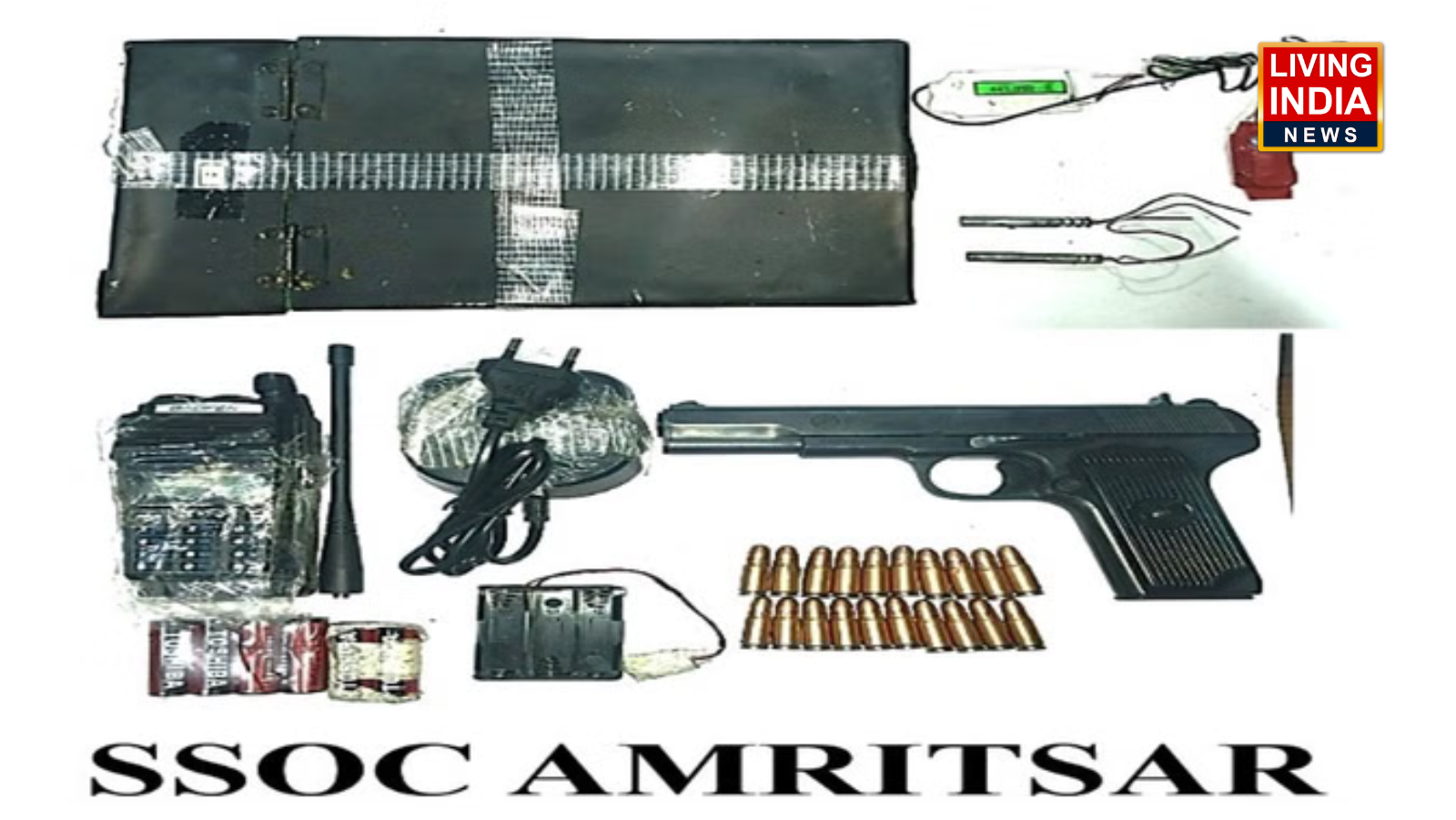 Amritsar Terror Module Burst: अमृतसर स्टेट स्पेशल ऑपरेशंस सेल ने पाकिस्तान समर्थित आतंकी मॉड्यूल का किया भंडाफोड़, अत्याधुनिक पिस्टल सहित रिमोट कंट्रोल आईईडी बरामद