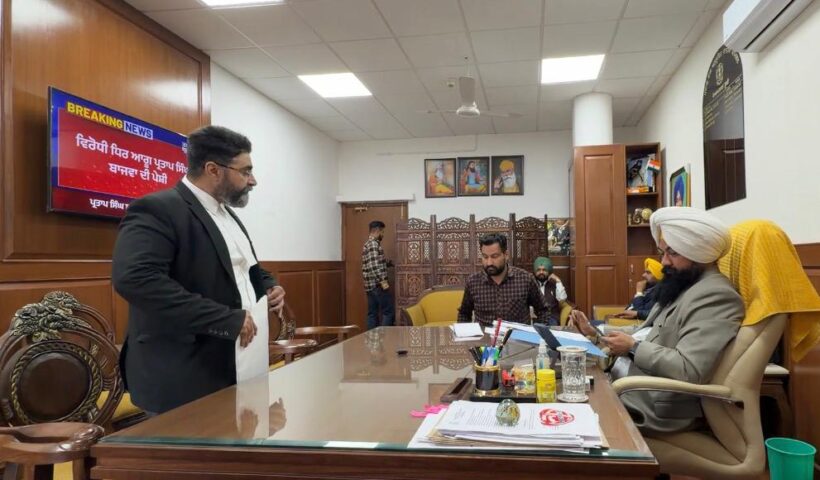 ਹਰਭਜਨ ਸਿੰਘ ਈ ਟੀ ਓ ਬਾਰੇ ਕੀਤੀ ਟਿੱਪਣੀ ਮਾਮਲੇ ਵਿਚ ਪ੍ਰਤਾਪ ਸਿੰਘ ਬਾਜਵਾ ਦਾ ਵਕੀਲ ਹੋਇਆ ਪੇਸ਼