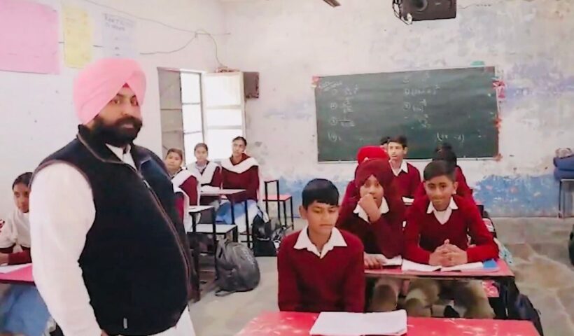 HARJOT BAINS’ SURPRISE VISIT SPARKS MOHALI SCHOOL REVAMP