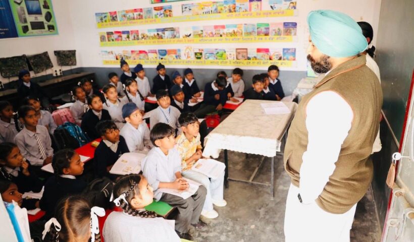 Harjot Singh Bains Becomes First Education Minister in Punjab’s History to Inspect Over 2,000 Govt Schools