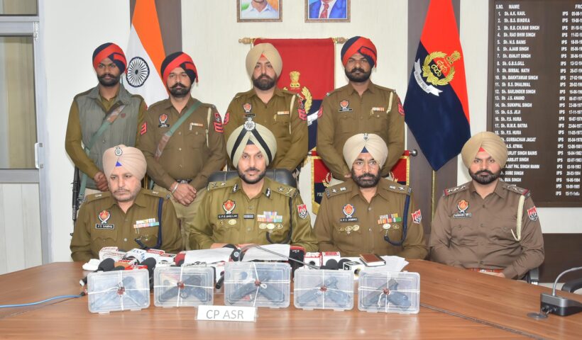 TWO LINKED TO ARMS-TRAFFICKING MODULE HELD WITH 5 SOPHISTICATED PISTOLS