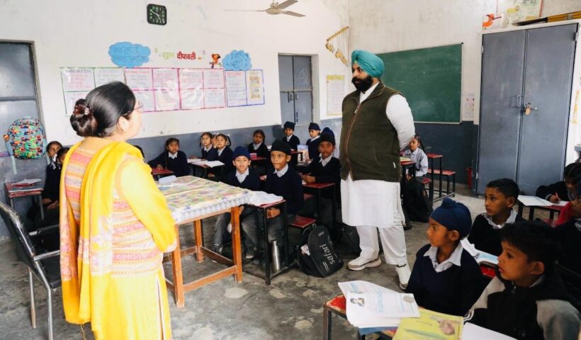 Harjot Singh Bains Becomes First Education Minister in Punjab’s History to Inspect Over 2,000 Govt Schools