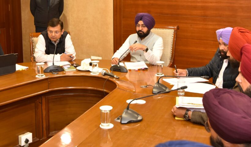 PUNJAB CABINET MINISTER HARDEEP SINGH MUNDIAN HOLDS MEETINGS WITH VARIOUS UNIONS, ASSURES FULFILMENT OF LEGITIMATE DEMANDS