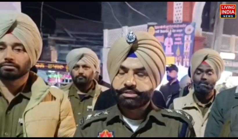 ਸਰਹੱਦੀ ਖੇਤਰ ਡੇਰਾ ਬਾਬਾ ਨਾਨਕ ਵਿੱਚ ਅੱਜ ਪੰਜਾਬ ਪੁਲਿਸ ਵੱਲੋਂ ਸੁਰੱਖਿਆ ਪ੍ਰਬੰਧਾਂ ਨੂੰ ਮਜ਼ਬੂਤ ਕਰਨ ਅਤੇ ਲੋਕਾਂ ਵਿੱਚ ਵਿਸ਼ਵਾਸ ਪੈਦਾ ਕਰਨ