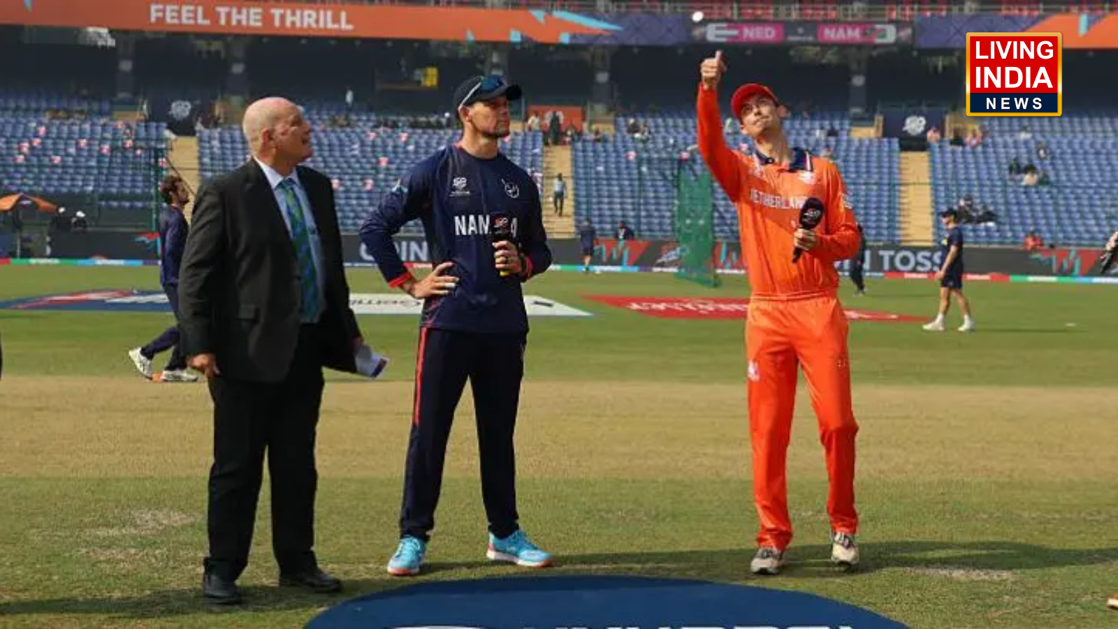 NED vs NAM T20 World Cup: टी20 वर्ल्ड कप 2026 नामीबिया के ख़िलाफ़ नीदरलैंड्स ने जीता टॉस, नीदरलैंड्स को 157 रन का टारगेट