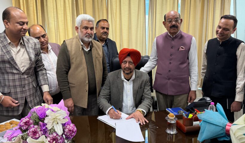 Baljinder Singh Bunty assumes charge as Vice Chairman Punjab State Forest Development Corporation