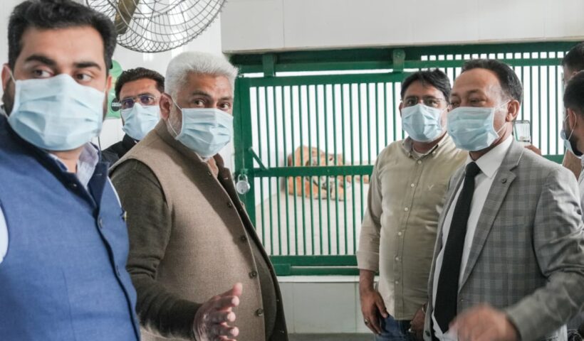 वन मंत्री लाल चंद कटारूचक ने छत्तबीर चिड़ियाघर में बाघ के तीन मादा बच्चों का नाम रखा गरिमा, गुंजन और ग़ज़ल