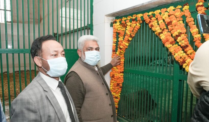 ਜੰਗਲਾਤ ਮੰਤਰੀ ਲਾਲ ਚੰਦ ਕਟਾਰੂਚੱਕ ਨੇ ਛੱਤਬੀੜ ਚਿੜੀਆਘਰ ਵਿੱਚ ਬਾਘ ਦੇ ਤਿੰਨ ਮਾਦਾ ਬੱਚਿਆਂ ਦਾ ਨਾਮ ਗਰਿਮਾ, ਗੁੰਜਨ ਤੇ ਗਜ਼ਲ ਰੱਖਿਆ