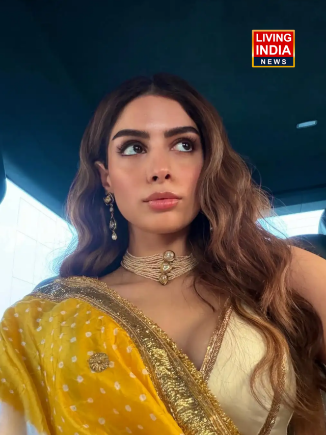 Khushi Kapoor’s ethnic look is hit differently, fans love her yellow bandhani saree.