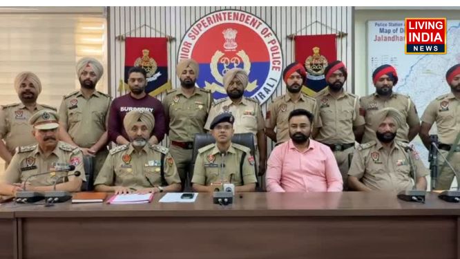 Jalandhar: जालंधर पुलिस द्वारा गोल्डी बराड़ के नाम पर ₹2 करोड़ की फिरौती मांगने वाले 2 आरोपी गिरफ्तार