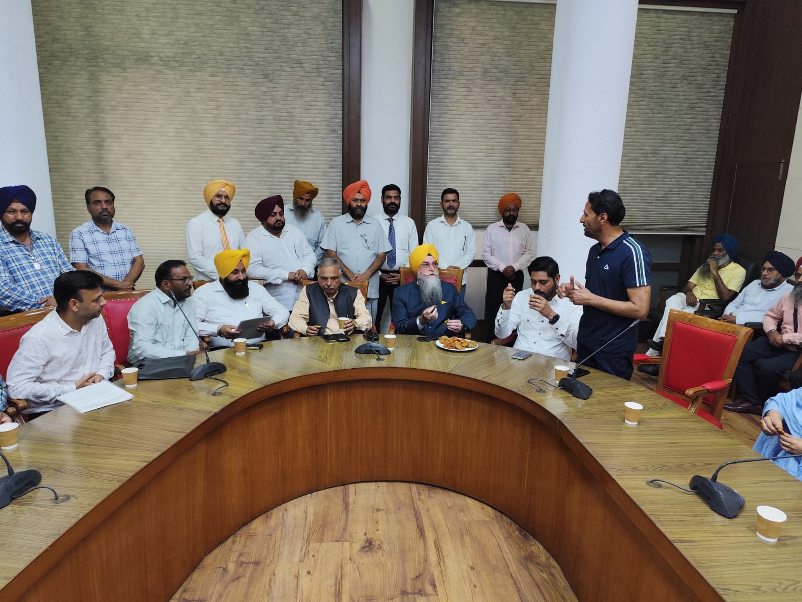 Speaker Kultar Singh Sandhwan and Health Minister Dr. Balbir Singh held a meeting with EDAP Delegation in Punjab Vidhan Sabha