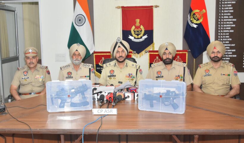 TWO SOPHISTICATED SUB-MACHINE GUNS LINKED TO GOLDY DHILLON MODULE RECOVERED IN AMRITSAR