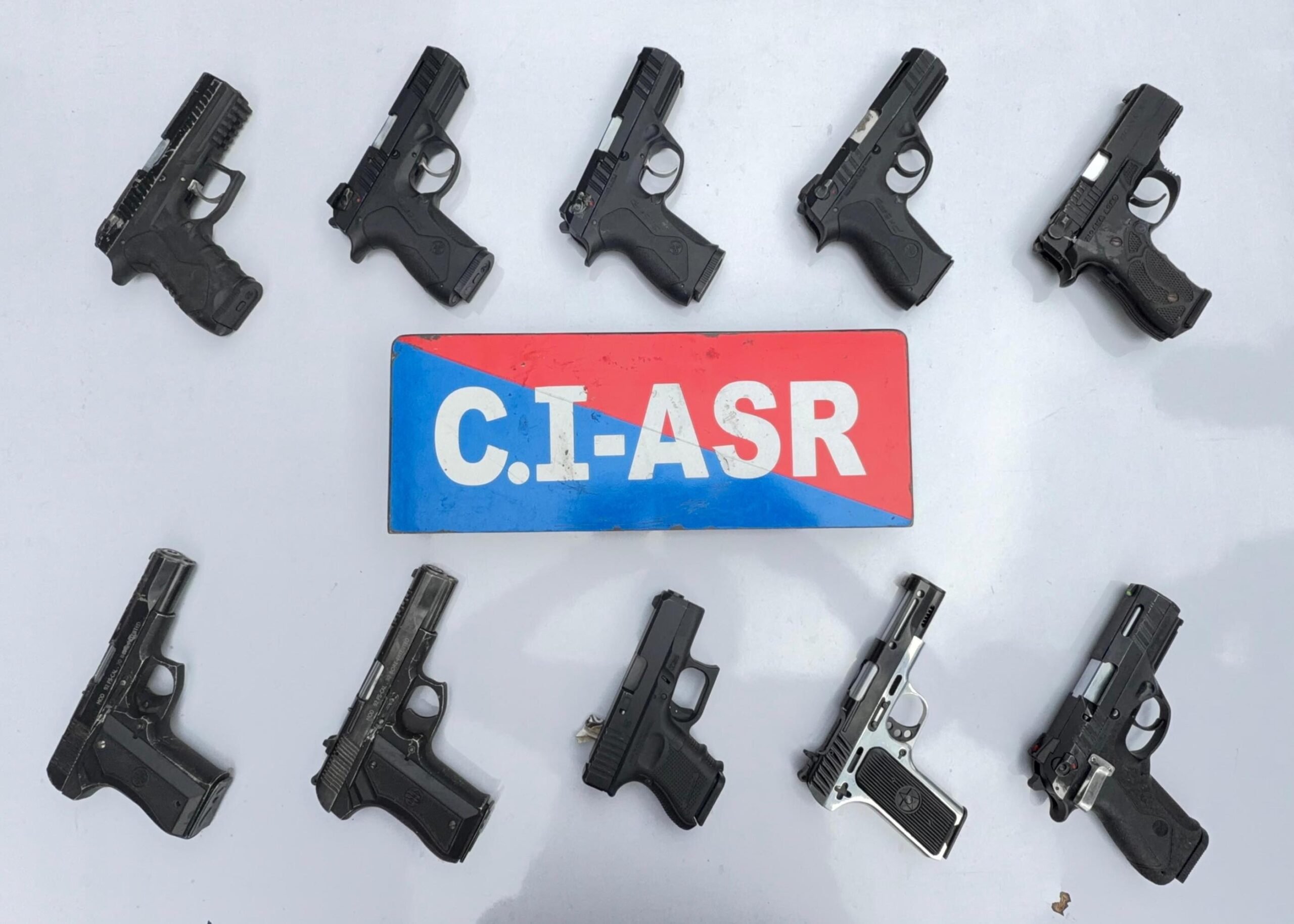 TWO LINKED TO CROSS-BORDER ILLEGAL ARMS SMUGGLING MODULE HELD IN AMRISTAR; 10 SOPHISTICATED PISTOLS RECOVERED