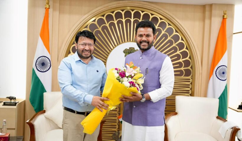 Dr Ravjot Singh meets Union Civil Aviation Minister K R Naidu; Seeks rescue flights for stranded Punjabis