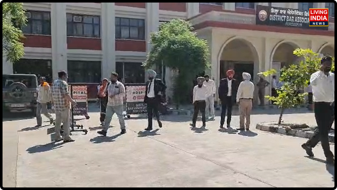 ਪੰਜਾਬ ਵਿੱਚ ਵੱਖ-ਵੱਖ ਥਾਵਾਂ 'ਤੇ ਮਿਲ ਰਹੀਆਂ ਧਮਕੀਆਂ ਦਰਮਿਆਨ ਅੱਜ ਫ਼ਿਰੋਜ਼ਪੁਰ ਦੀ ਜ਼ਿਲ੍ਹਾ ਅਦਾਲਤ ਵਿੱਚ ਉਸ ਸਮੇਂ ਭਾਜੜਾਂ ਪੈ ਗਈਆਂ