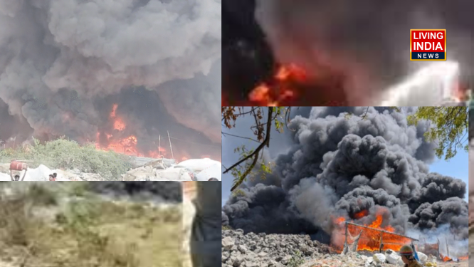 Ghaziabad Fire: गाजियाबाद के कनवानी में भयानक आग: 500 से अधिक झुग्गियां जली, 6 बच्चे लापता 