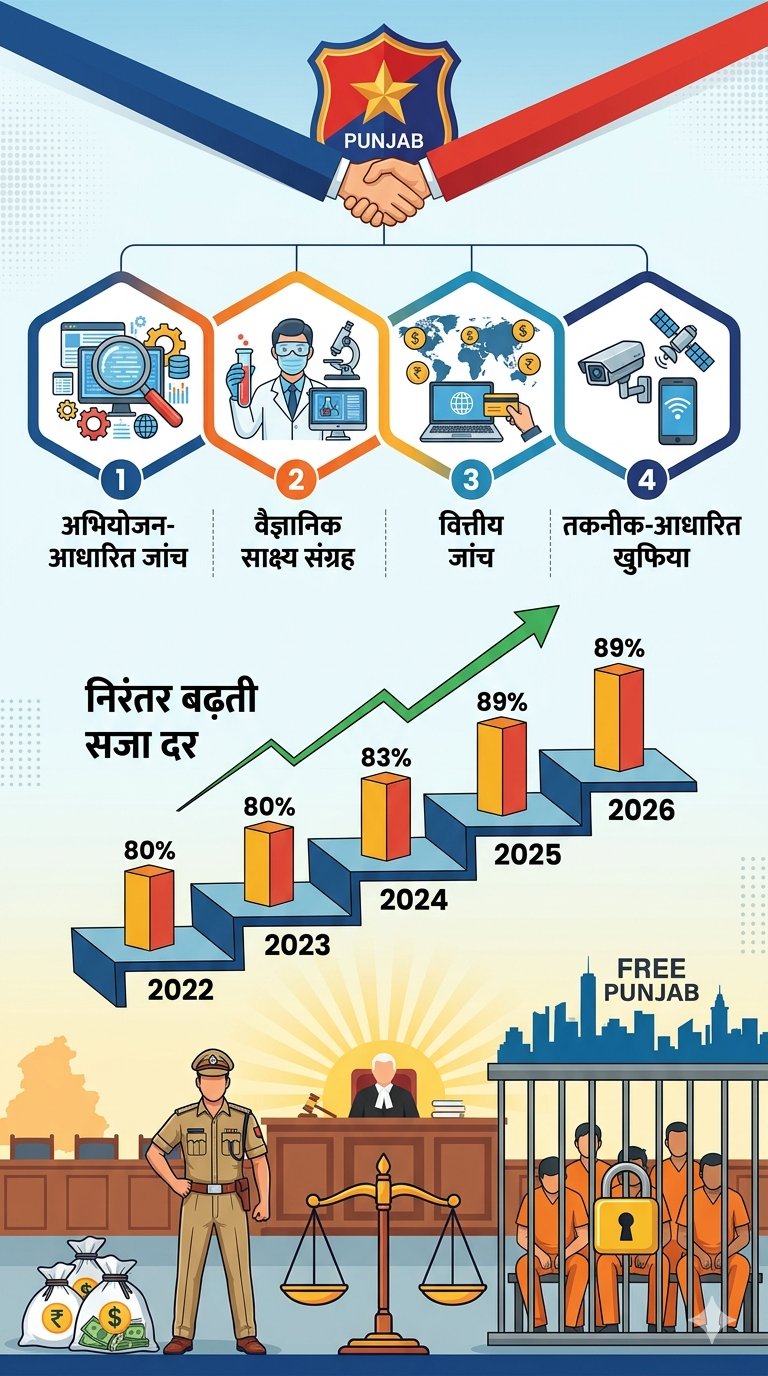क्यों अदालतों में नहीं टिक पा रहे नशा तस्कर: पंजाब का पुलिसिंग मॉडल देशभर में नशा विरोधी मामलों में सजा दिलाने में अग्रणी
