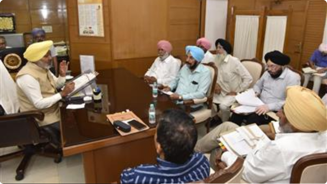 Punjab Finance Minister Harpal Singh Cheema held a series of meetings with delegations of employee and workers