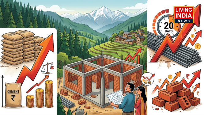 Himachal Prize Hike: हिमाचल घर बनाना मंहगा, सीमेंट 15 रुपये और सरिये के एक हजार रुपये प्रति क्विंटल हुआ महंगा, जानिए क्या है दाम?
