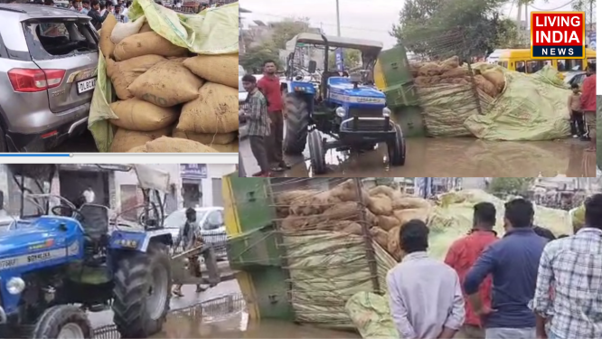 Jalalabad-Ferozepur-Fazil Highway: जलालाबाद-फिरोजपुर-फाजिल हाईवे पर एक हादसा, ट्रैक्टर-ट्रॉली पलटकर गिरीर कार के ऊपर