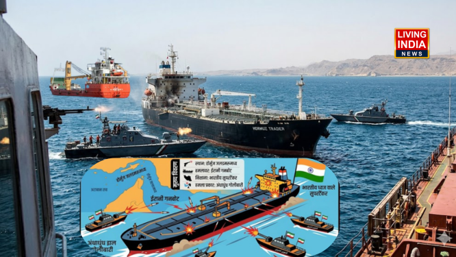 Firing On Indian Tanker at Hormuz Strait: होर्मुज़ स्ट्रेट में जहाजों पर हुई गोलीबारी, भारतीय ध्वज वाले एक सुपरटैंकर पर भी था शामिल