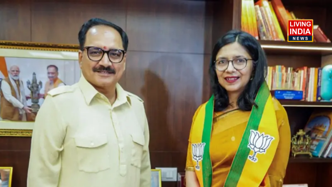 Swati Maliwal Join BJP: आप के सात राज्यसभा सांसद के बीजेपी में शामिल होने के साथ स्वाती मालीवाल ने भी ली सदस्यता, आप पर साधा निशाना