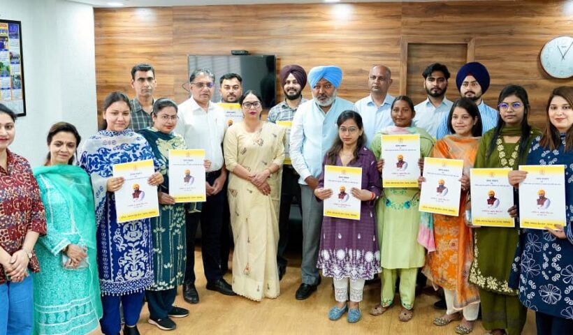 Mann Govt’s ongoing ‘Rozgar Kranti’: Finance Minister Harpal Singh Cheema hands over appointment letters to 11 Junior Auditors