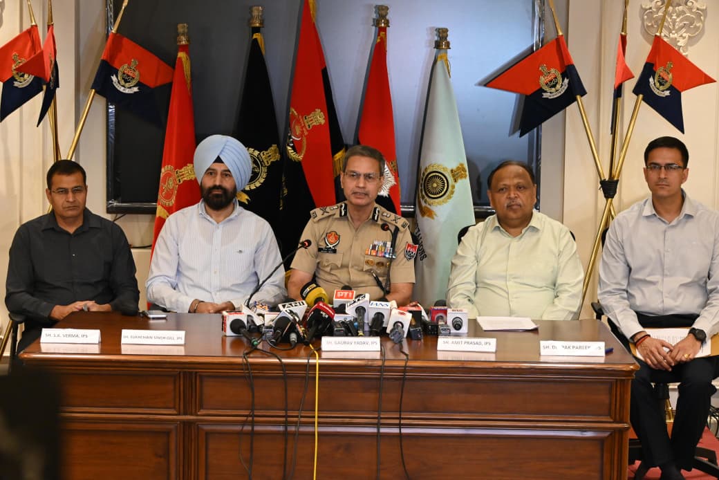 TWO MAIN PERPETRATORS BEHIND CHANDIGARH GRENADE BLAST HELD FROM HARYANA; TOTAL ARRESTS 7