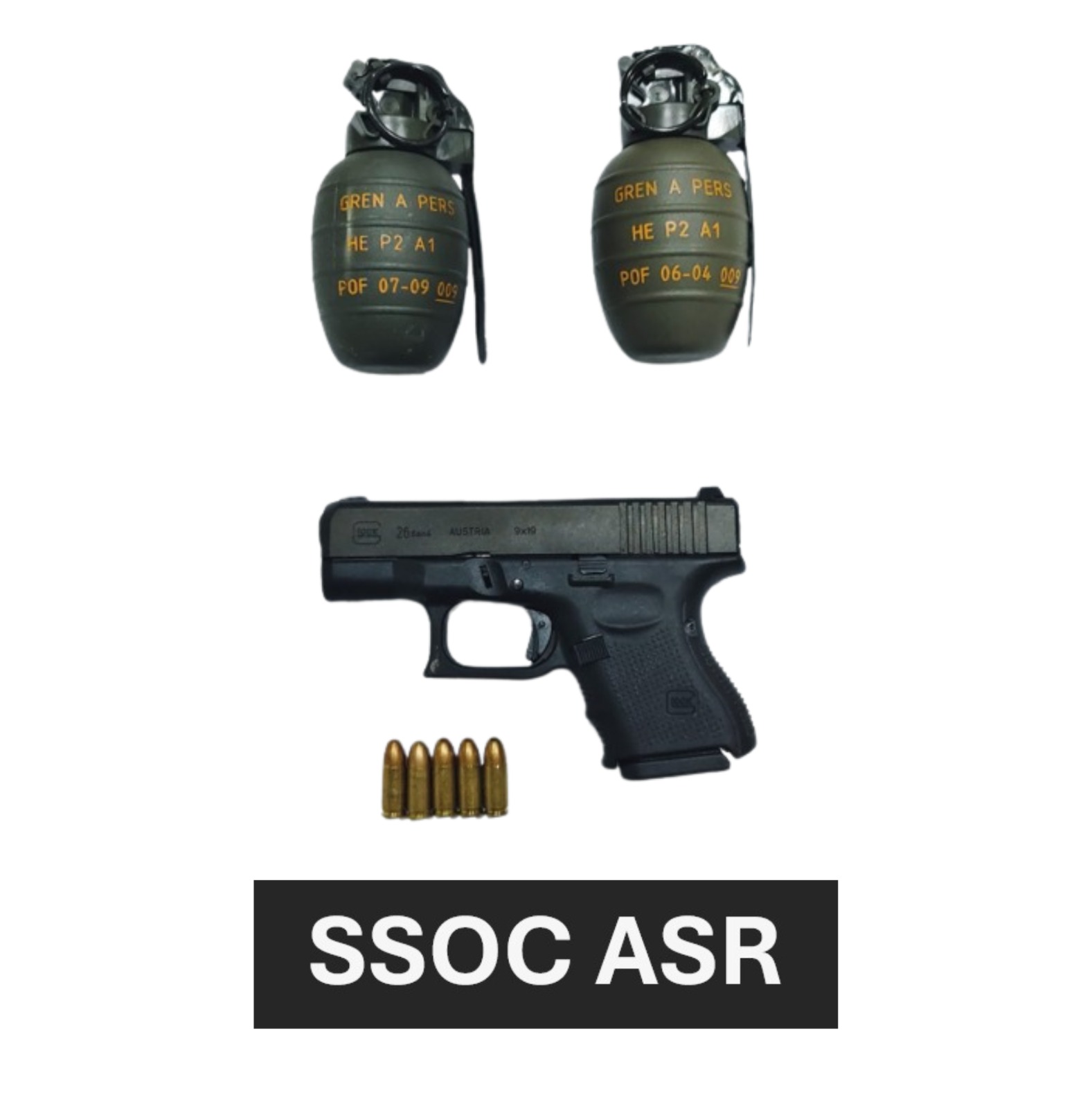 पाकिस्तान इंटेलिजेंस ऑपरेटिव्ज़ द्वारा चलाए जा रहे आईएसआई समर्थित आतंकवादी मॉड्यूल का पर्दाफाश,  दो हैंड ग्रेनेड, एक ग्लॉक पिस्तौल सहित तीन गिरफ्तार