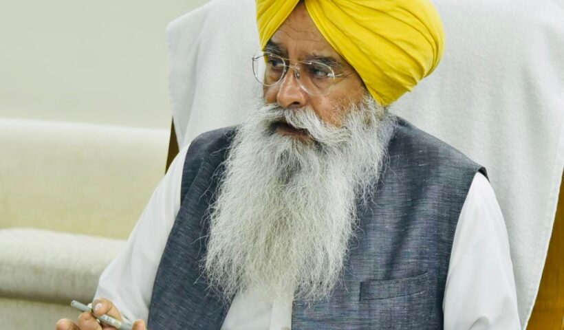 PUNJAB’S ₹1388-CR ANNUAL AGRICULTURE ACTION PLAN TARGETS GROWTH & SUSTAINABILITY: GURMEET KHUDIAN