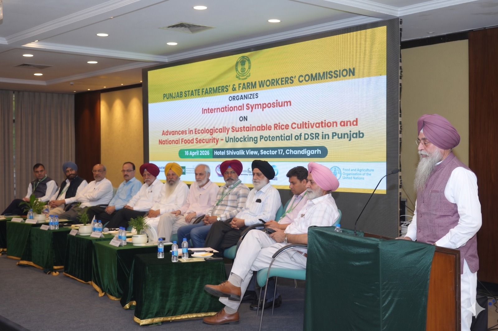 PSFC organises a one-day International Symposium on “Advances in Ecological Sustainable Rice Cultivation and National Food Security