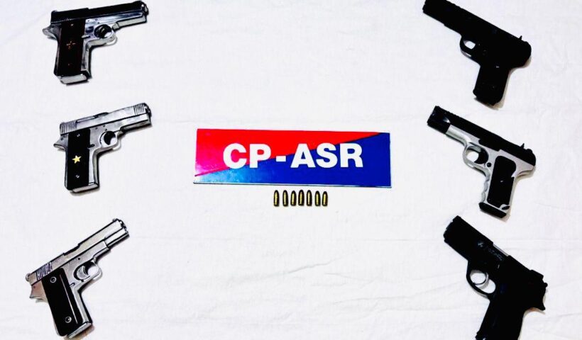 ਸਰਹੱਦ ਪਾਰ ਅਤੇ ਮੱਧ ਪ੍ਰਦੇਸ਼ ਅਧਾਰਤ ਹਥਿਆਰ ਤਸਕਰੀ ਮਾਡਿਊਲ ਦਾ ਅੰਮ੍ਰਿਤਸਰ ਵਿੱਚ ਪਰਦਾਫ਼ਾਸ਼; ਛੇ ਪਿਸਤੌਲਾਂ ਸਮੇਤ ਤਿੰਨ ਕਾਬੂ