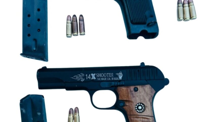 ਵਿਦੇਸ਼-ਅਧਾਰਤ ਗੈਂਗਸਟਰਾਂ ਦੇ ਚਾਰ ਸਾਥੀ ਦੋ ਪਿਸਤੌਲਾਂ ਸਮੇਤ ਗ੍ਰਿਫ਼ਤਾਰ