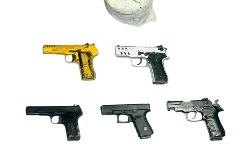 CROSS-BORDER SMUGGLING MODULE BUSTED IN AMRITSAR; THREE HELD WITH 900GMs ICE, 5 PISTOLS