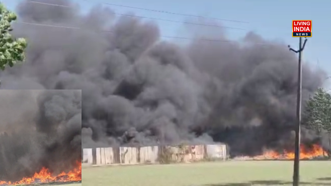 Yamunanagar Fire: यमुनानगर के शादीपुर में प्लाईवुड फैक्ट्री में लगी भीषण आग, लाखों का नुकसान