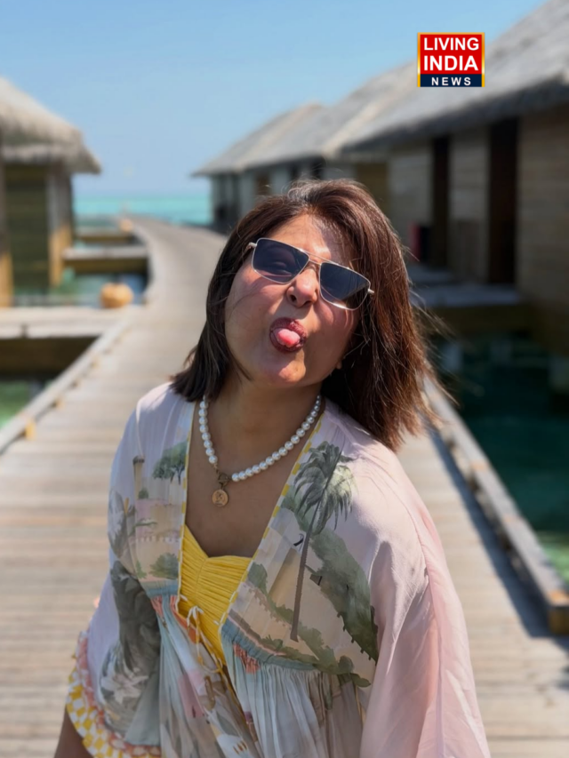Hina khan enjoy her vacation with her husband in Maldives