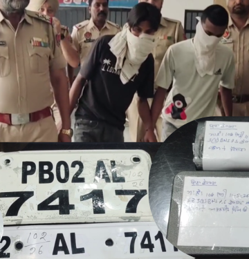 Amritsar Arrest: अमृतसर में लूट के दो आरोपी गिरफ्तार, नकली RC, नंबर प्लेट और मोटरसाइकिल बरामद, मोबाइल छीनने की कोशिश के दौरान युवक घायल