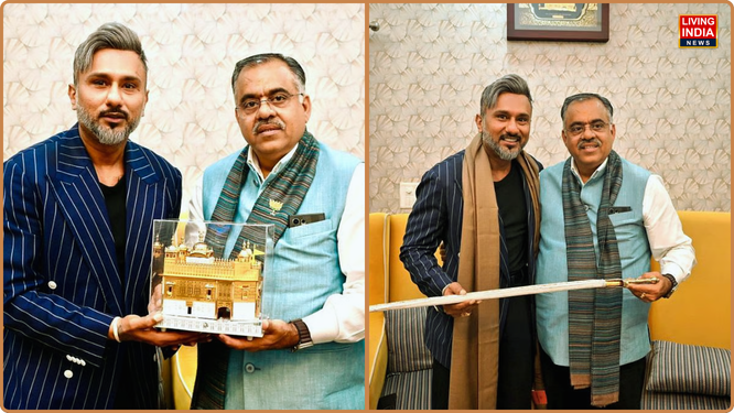 ਮਸ਼ਹੂਰ ਰੈਪਰ ਅਤੇ ਸਿੰਗਰ Honey Singh ਨੇ ਮੰਗਲਵਾਰ ਨੂੰ ਸੋਸ਼ਲ ਮੀਡੀਆ 'ਤੇ ਭਾਰਤੀ ਜਨਤਾ ਪਾਰਟੀ ਦੇ ਕੌਮੀ ਜਨਰਲ ਸਕੱਤਰ Tarun Chugh ਨਾਲ