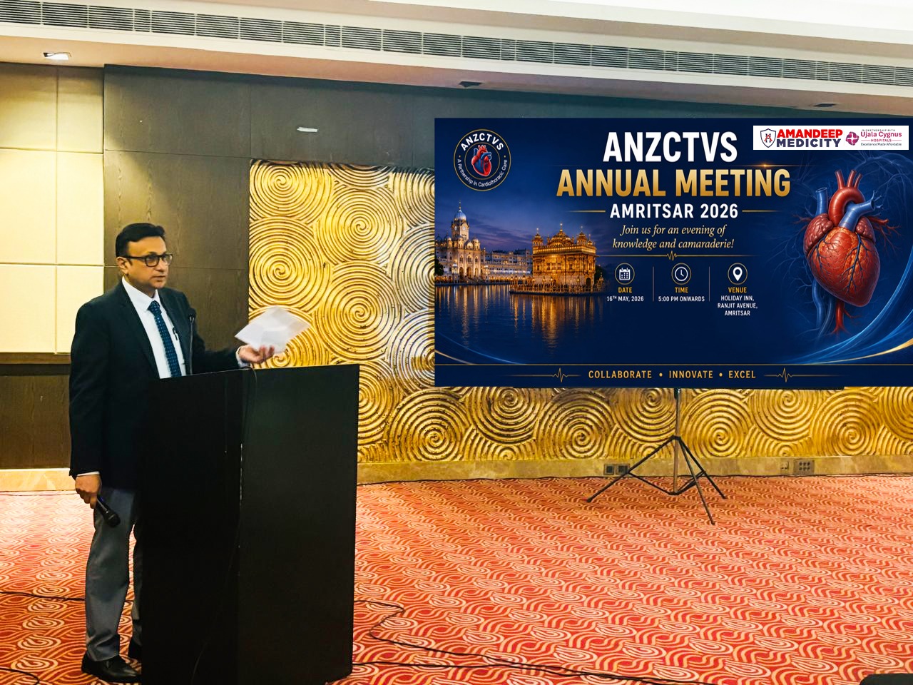 ਅੰਮ੍ਰਿਤਸਰ ਵਿੱਚ ANZCTVS ਅਕਾਦਮਿਕ ਮੀਟਿੰਗ ਦਾ ਸਫਲ ਆਯੋਜਨ, ਮਾਹਿਰ ਸਰਜਨਾਂ ਨੇ ਸਾਂਝੀਆਂ ਕੀਤੀਆਂ ਨਵੀਆਂ ਤਕਨੀਕਾਂ
