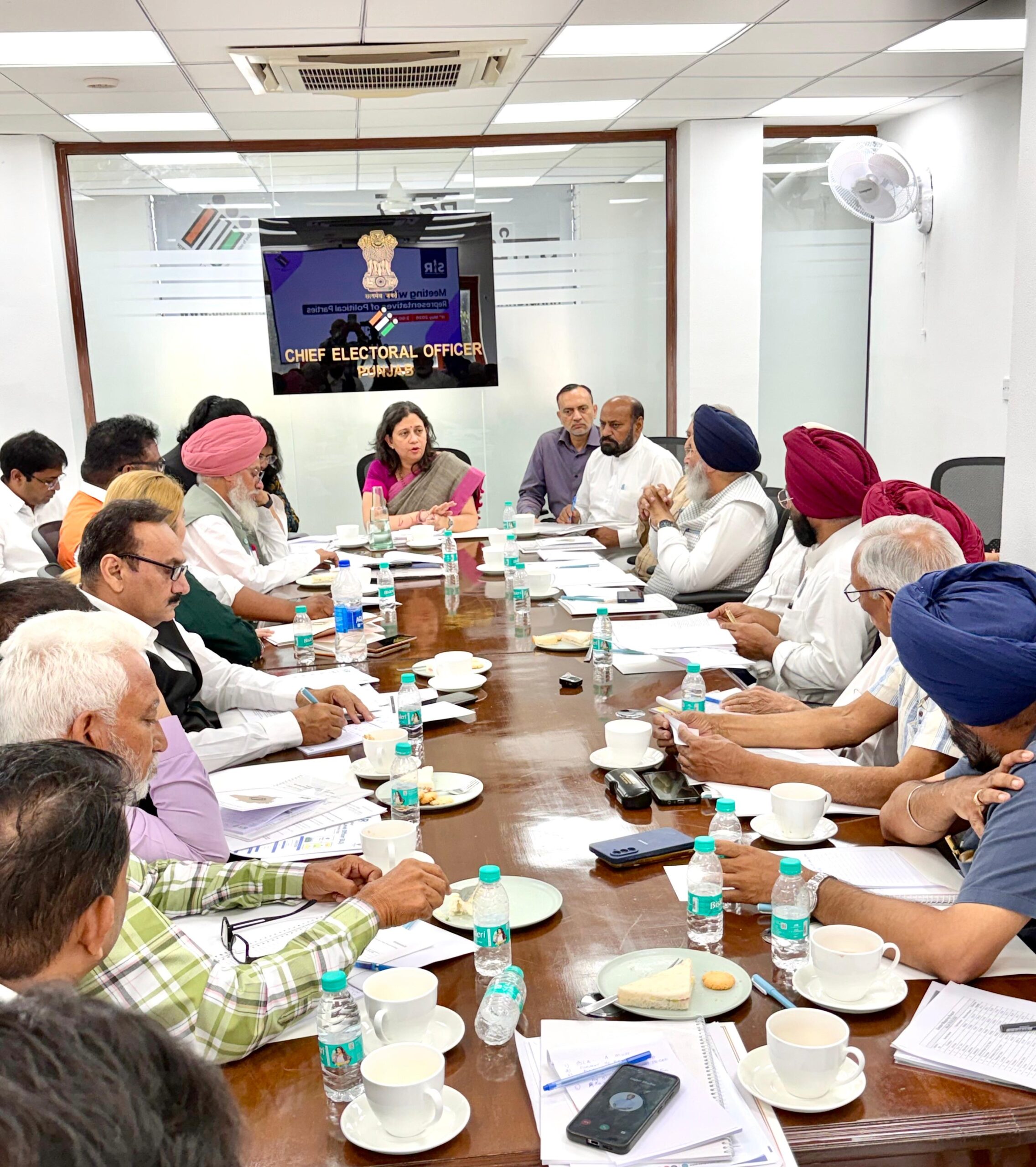 CEO ANINDITA MITRA URGES REGISTERED AND RECOGNISED POLITICAL PARTIES TO APPOINT BLAs, INFORMATION REGARDING SIR SHARED DURING MEETING WITH POLITICAL PARTIES