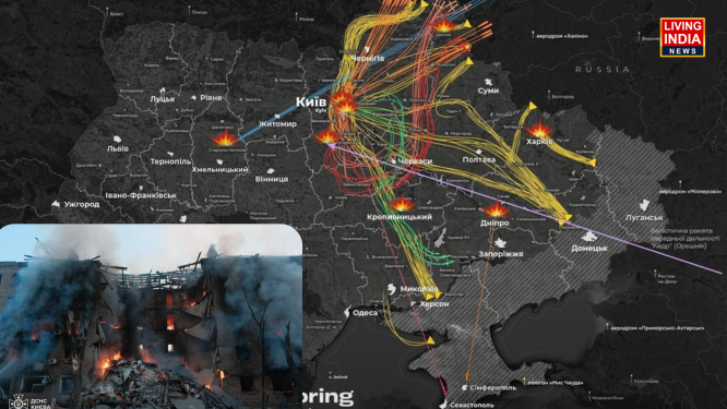 Russia Attack on Ukraine: यूक्रेन पर रूस का बड़ा हमला, हाईपरसोनिक मिसाईल के साथ 600 ड्रोन से हमला, जानिए क्या बोले दोंने देश?