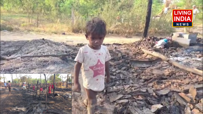 Samrala Fire: न सिर पर छत न खाना न पहनने को कपड़े, समराला में आग लगने से गरीब मजदूरों की 30 से झुग्गियां जलकर राख