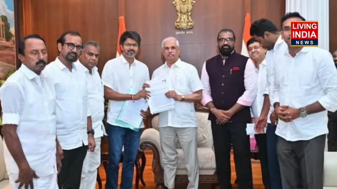 Vijay Meet Tamil Nadu Governor: विजय ने तमिलनाडु के राज्यपाल तीसरी बार सरकार बनाने के लिए पेश किया दावा, जानिए क्या कैसे पुरा किया जादुई आंकड़ा?