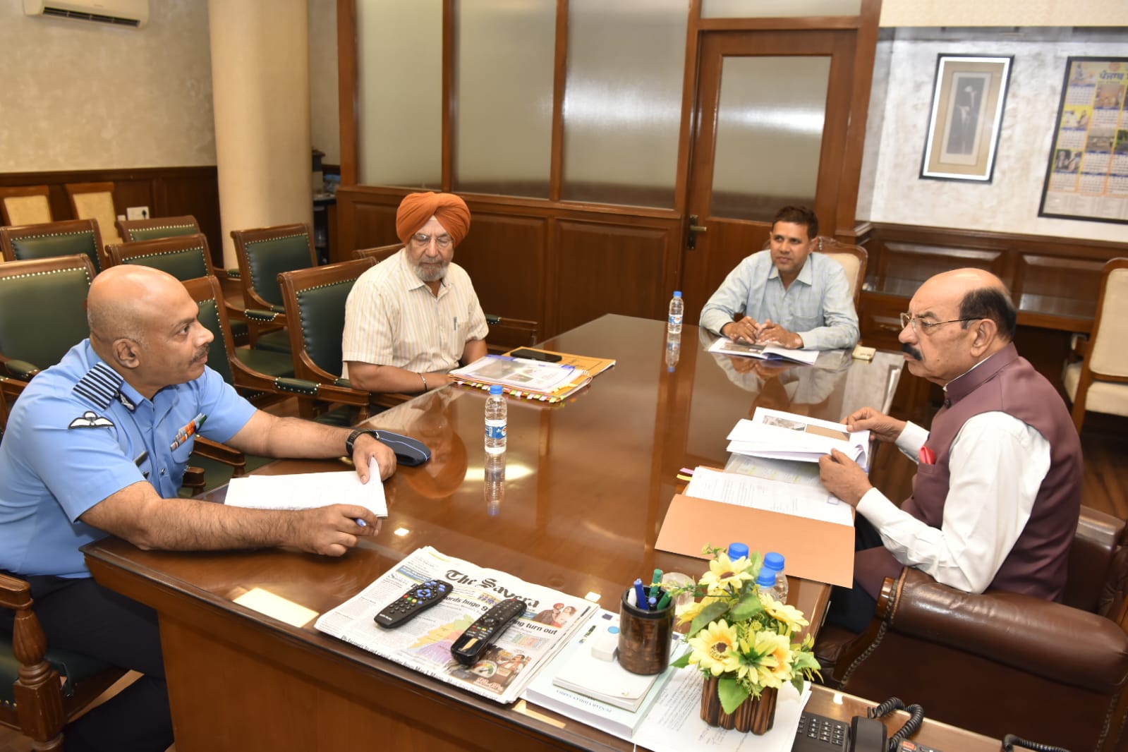 Mohinder Bhagat, Key Meeting, Expedite, Restoration, Sainik School Kapurthala, Building,