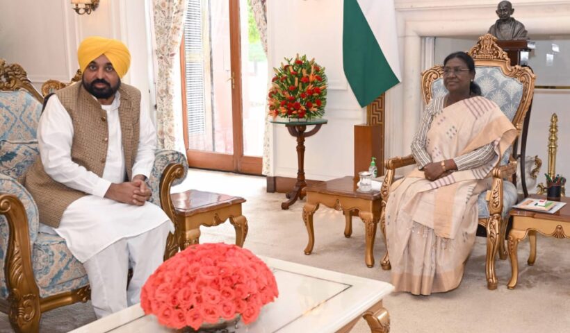 Punjab Chief Minister Bhagwant Singh Mann on Tuesday took the battle over defections in Punjab to the highest constitutional office